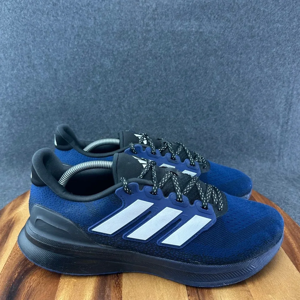 Adidas Ultrarun 5 Shoes Mens Size 12 Dark Blue White Black Running JQ3811